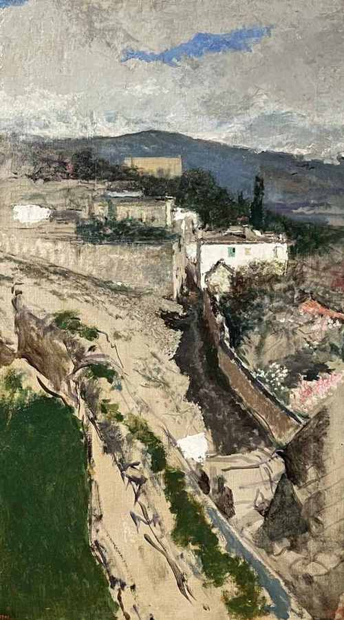 Marià Fortuny — Paysage de Grenade, c. 1871
