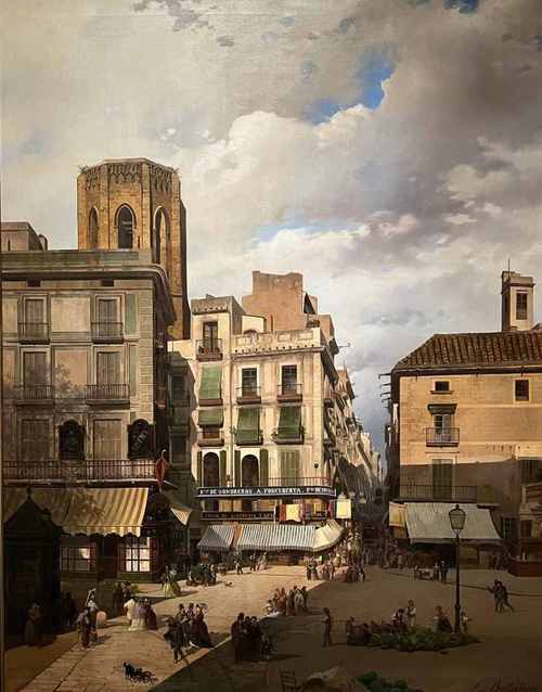 Achille Battistuzzi — Pla de la Boqueria, 1873
