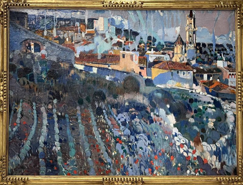 Joaquim Mir — Village en terrasses, c. 1906-1909