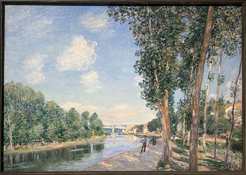 Alfred Sisley — Un coude du Loing, 1892