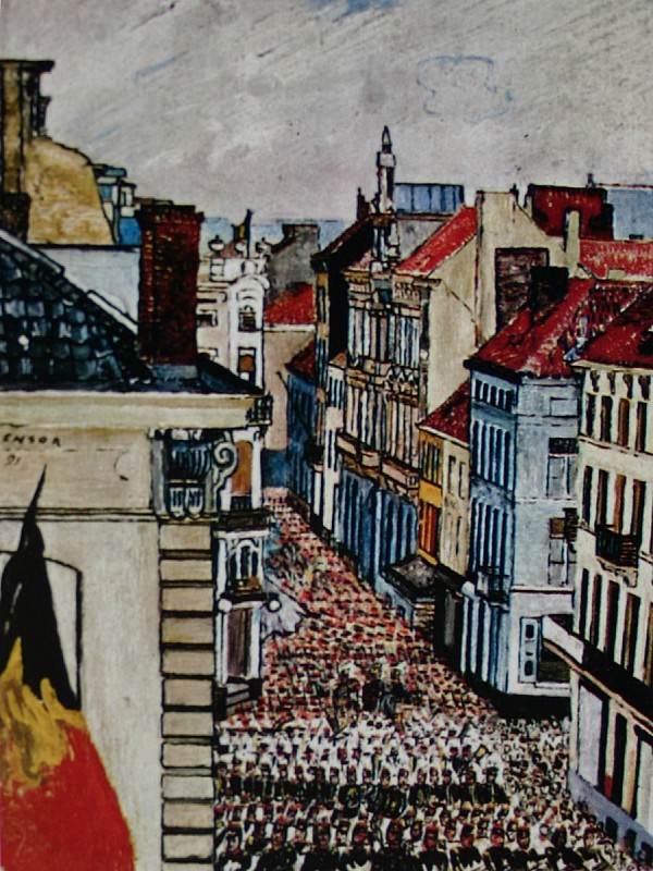 James Ensor — Musique dans les rues de Flandres