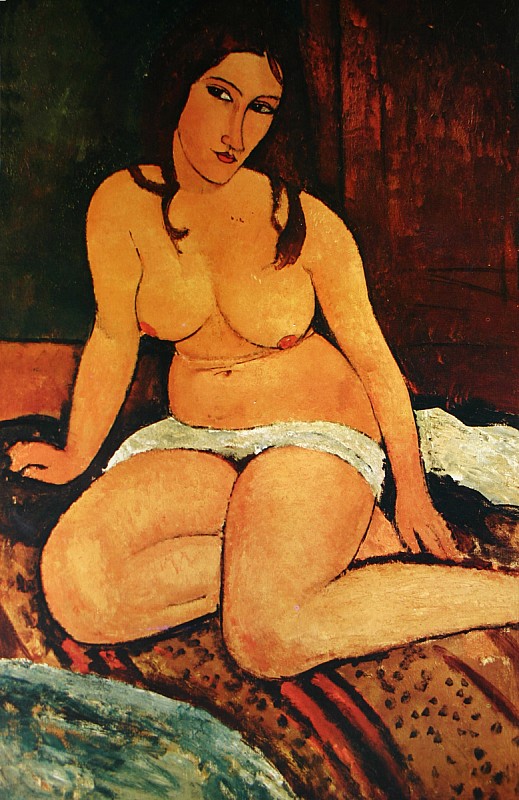 Amedeo Modigliani — Femme assise nue