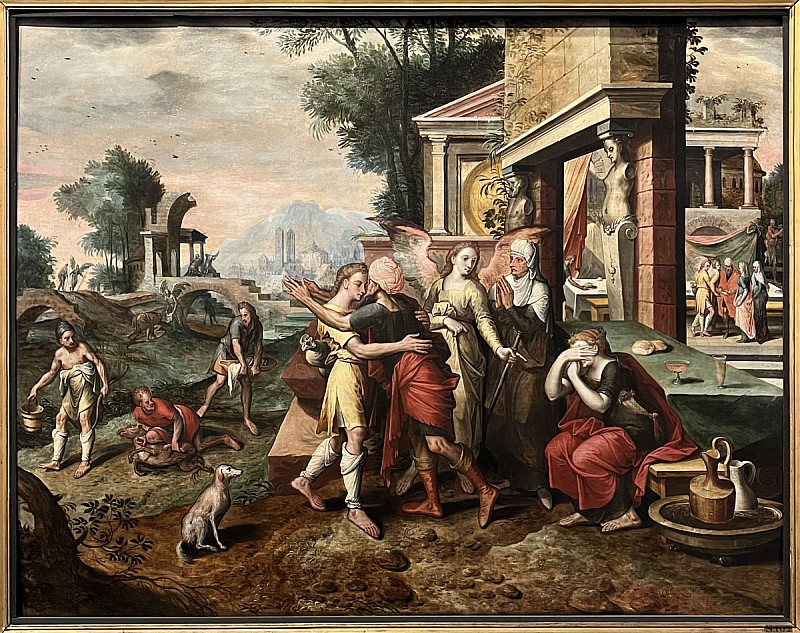 Maître du Fils Prodigue — Le Retour de Tobie, vers 1560