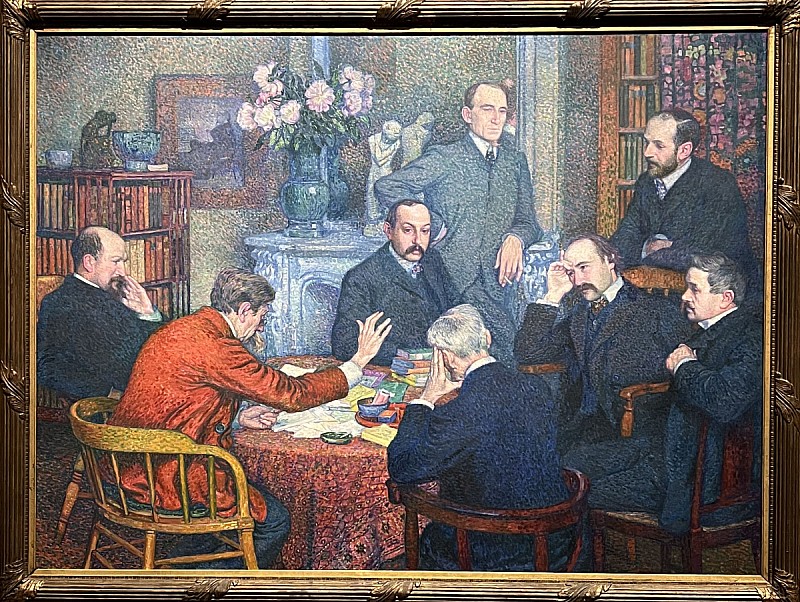 Théo Van Rysselberghe — La Lecture par Emile Verhaeren, 1903