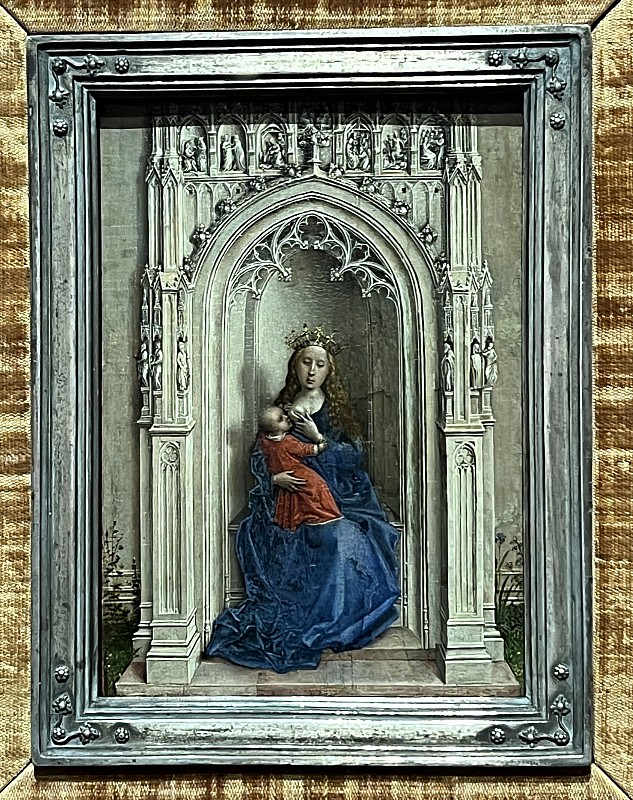 Rogier van der Weyden — La Vierge et l'Enfant trônant, vers 1433