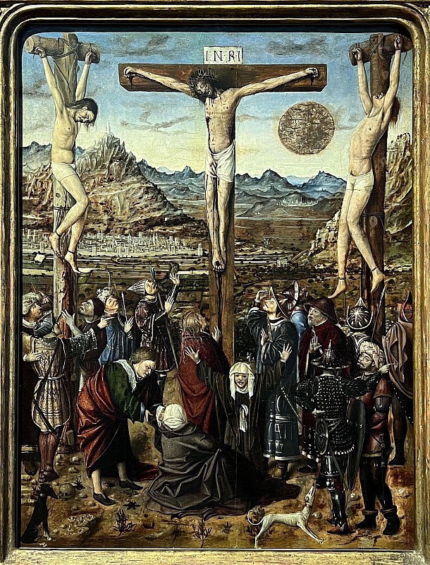 Anonyme valencien — La Crucifixion, vers 1450-1460