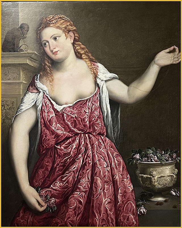 Paris Bordone — Portrait d'une jeune femme, vers 1543-1550