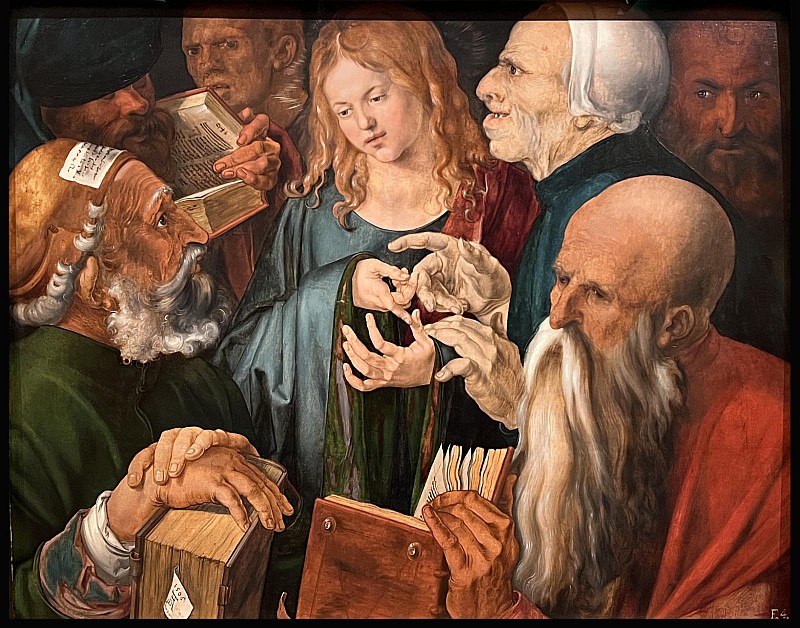 Albrecht Dürer — Jésus parmi les docteurs, 1506