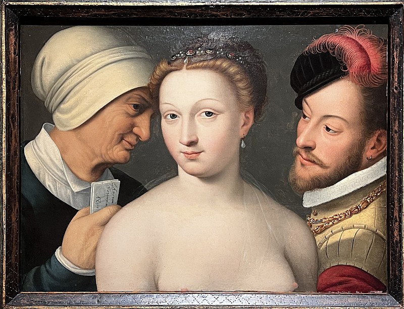 François Clouet — La Lettre amoureuse, vers 1570