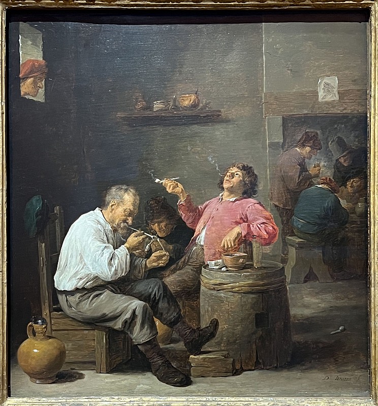 David Teniers II — Fumeurs dans un intérieur, vers 1637