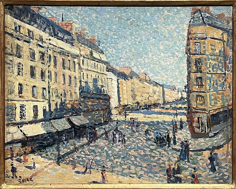 Maximilien Luce — Rue de Paris, 1886-1888