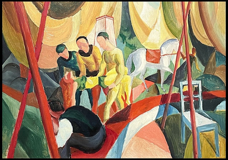 August Macke — Cirque, 1913