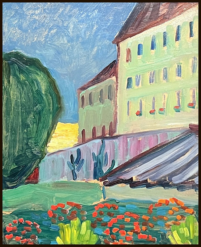 Gabriele Münter — Les Écoles, Murnau, 1908