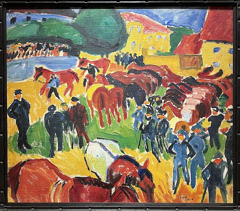 Max Pechstein — Foire aux chevaux, 1910