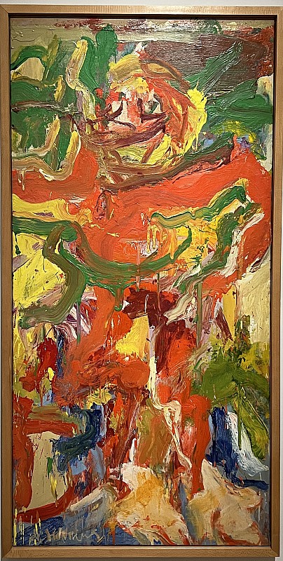 Willem de Kooning — Homme rouge à moustache, 1971