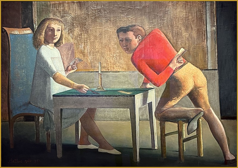 Balthus — La Partie de cartes, 1948-1950