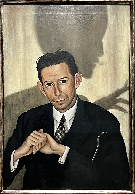 Christian Schad — Portrait du Dr Haustein, 1928
