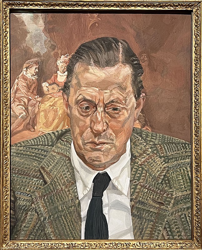 Lucian Freud — Portrait du baron H. H. Thyssen-Bornemisza, 1981-1982