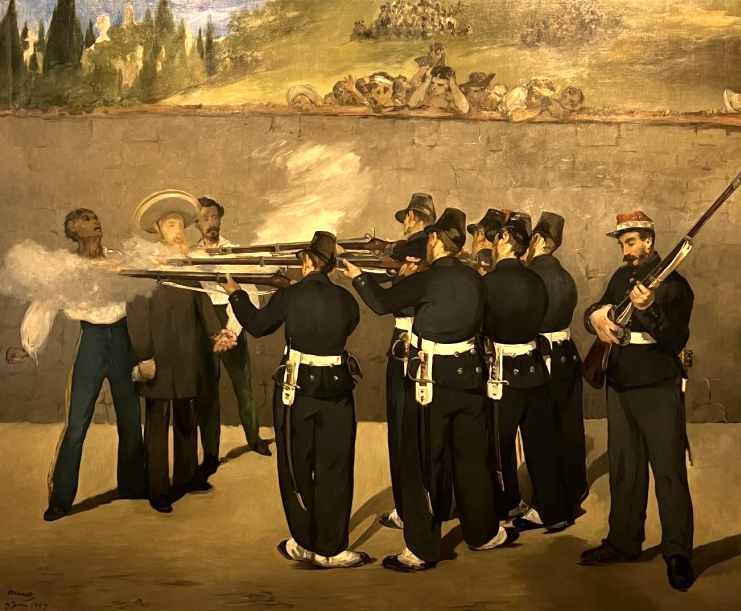 Manet — L'Exécution de l'empereur Maximilien, 1868