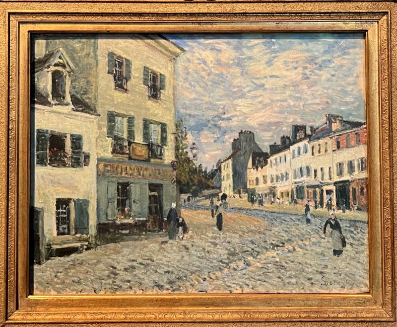 Sisley — Une rue à Marly, 1876