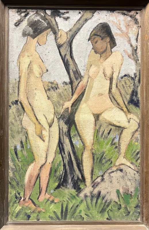Otto Mueller — Deux femmes nues