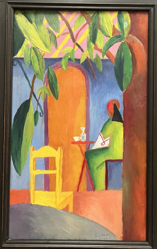August Macke — Café turc, 1914