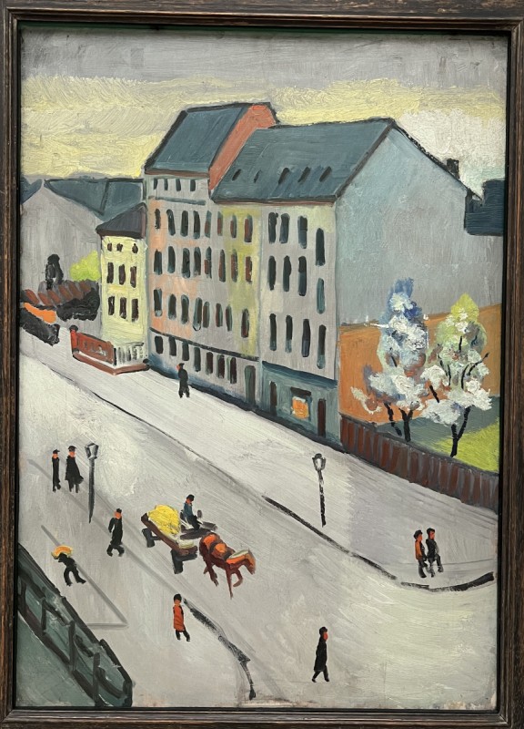August Macke — Notre rue à Gray, 1911