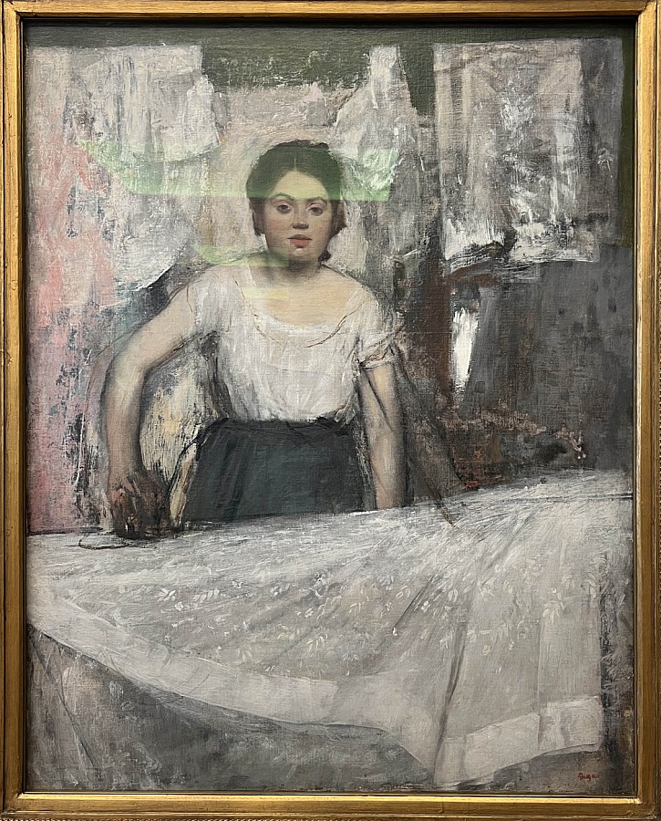 Degas — Repasseuse, 1869