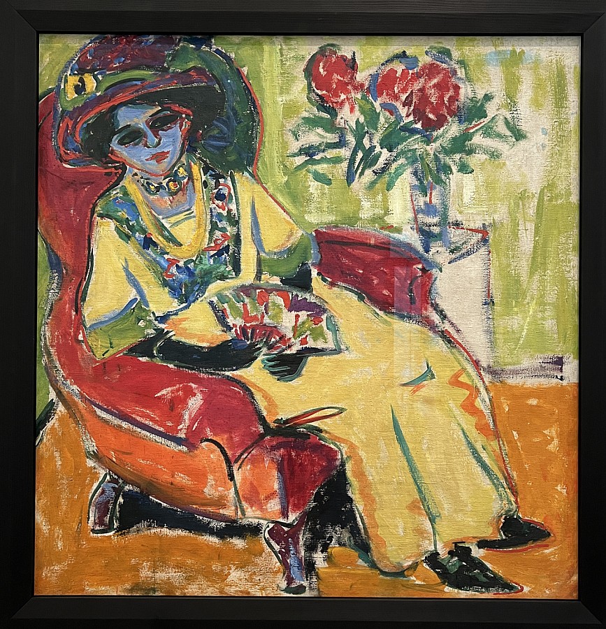 Ernst Ludwig Kirchner — Dame assise, 1909