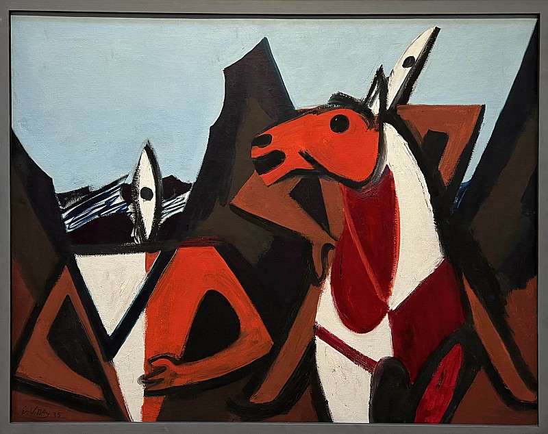 Ernst Wilhelm Nay — Le Cavalier, 1935