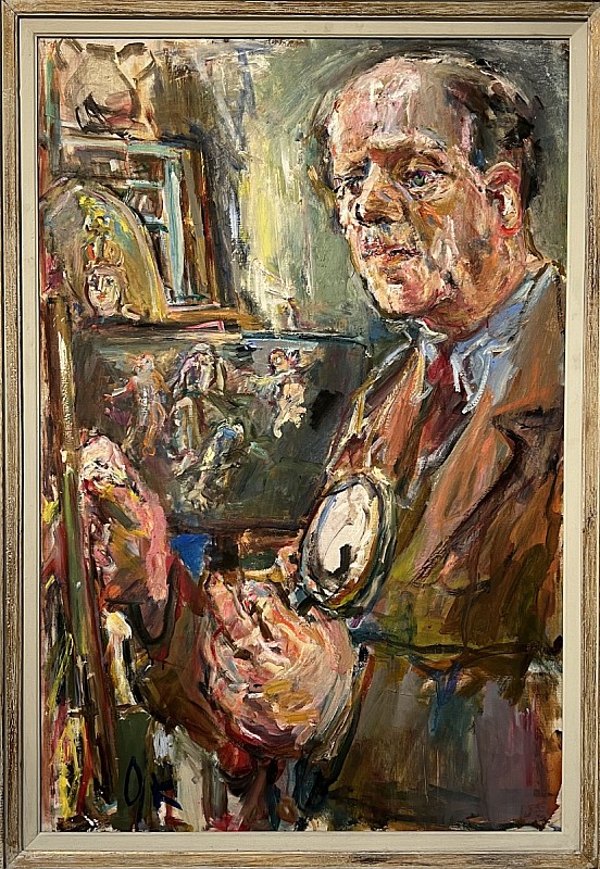 Kokoschka — Portrait de Sebastian Isepp, 1951